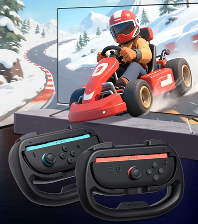 Kierownica wyścigowa 2-pak Adapter Nakładka JSAUX do Nintendo Switch 2