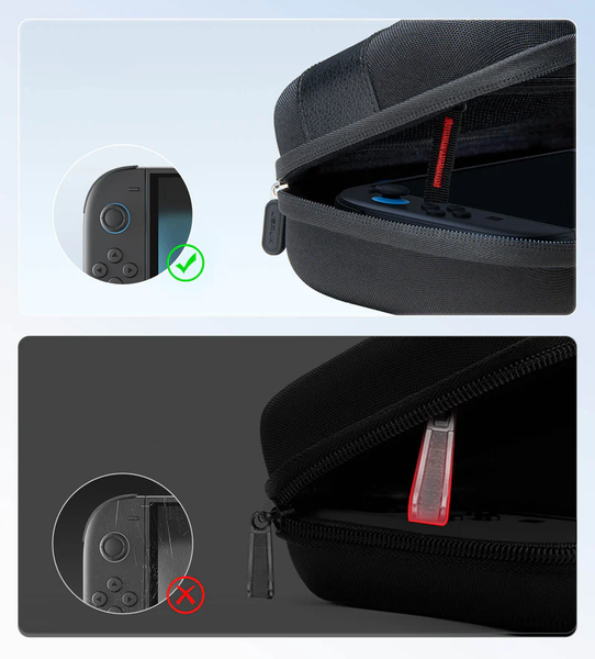 Przenośne Etui Mega Carry Case JSAUX do konsoli Nintendo Switch 2 Czarne
