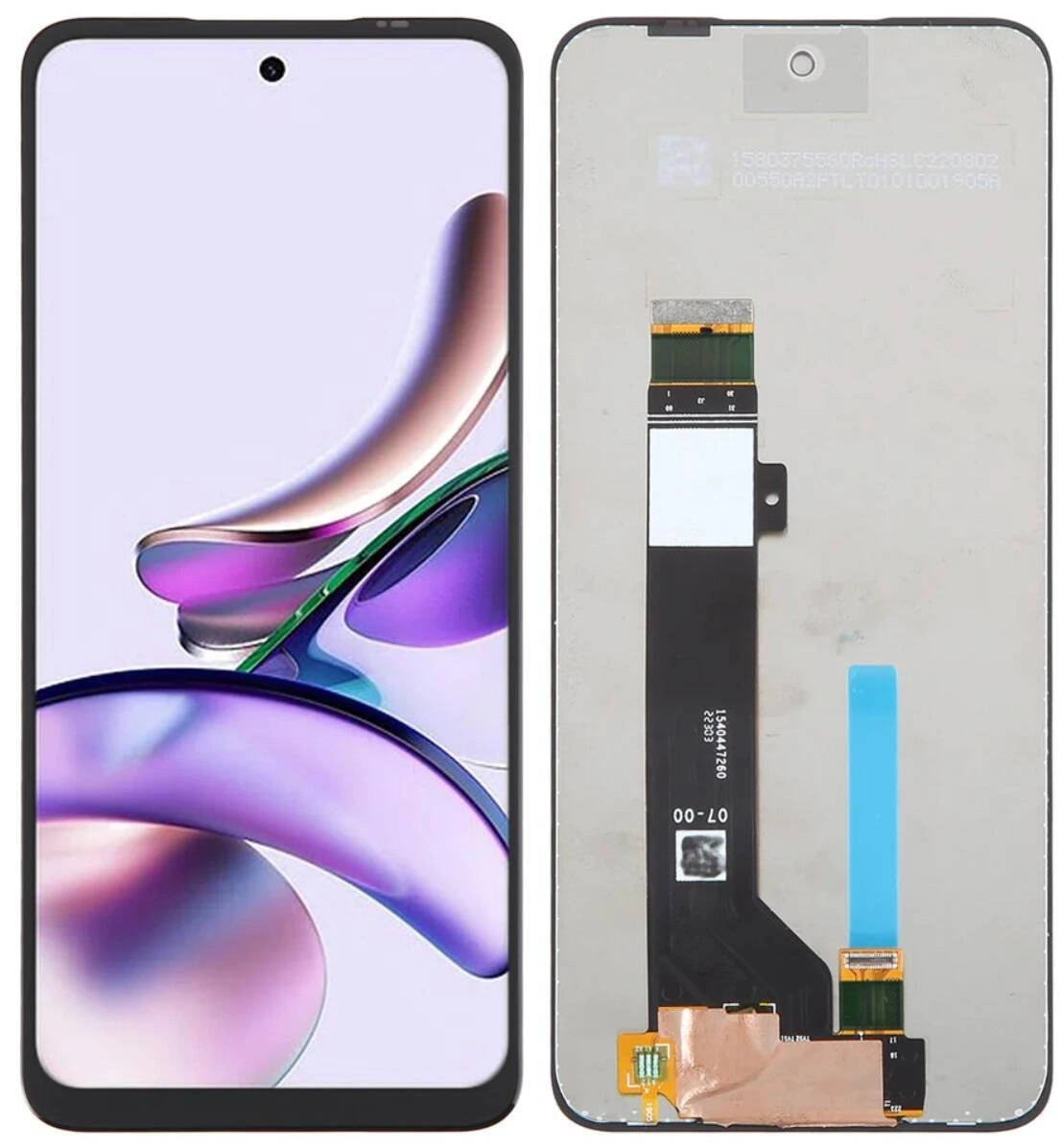 Oryginalny wyświetlacz LCD + ekran dotykowy Motorola MOTO G13 XT2331 (Regenerowany)