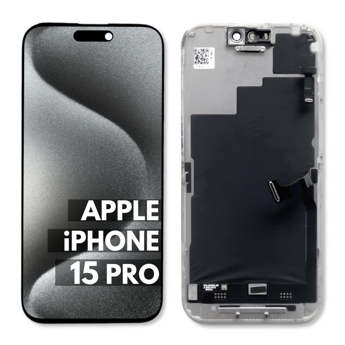 Oryginalny wyświetlacz do Apple iPhone 15 Pro 120Hz Wymieniona Szybka z taśmą Diagnostic