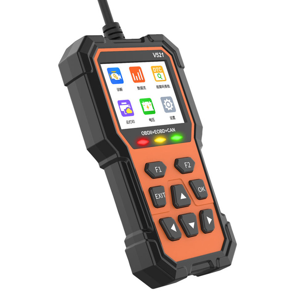 Tester Diagnostyczny Skaner Wykrywanie Błędów Samochodu OBD2 LCD MENU PL