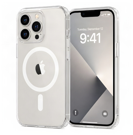 Etui Plecki Bezbarwne Magnetyczne MagSafe do Apple iPhone 13 Pro Clear Case