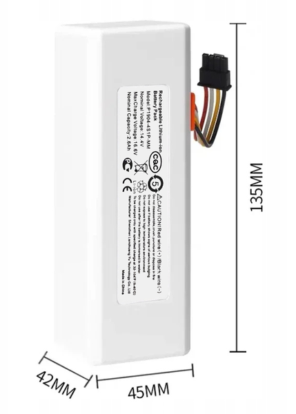 Bateria Akumulator do Xiaomi Mi Robot Vacuum Mop 1C Mijia 1C 14.4V 5800mAh