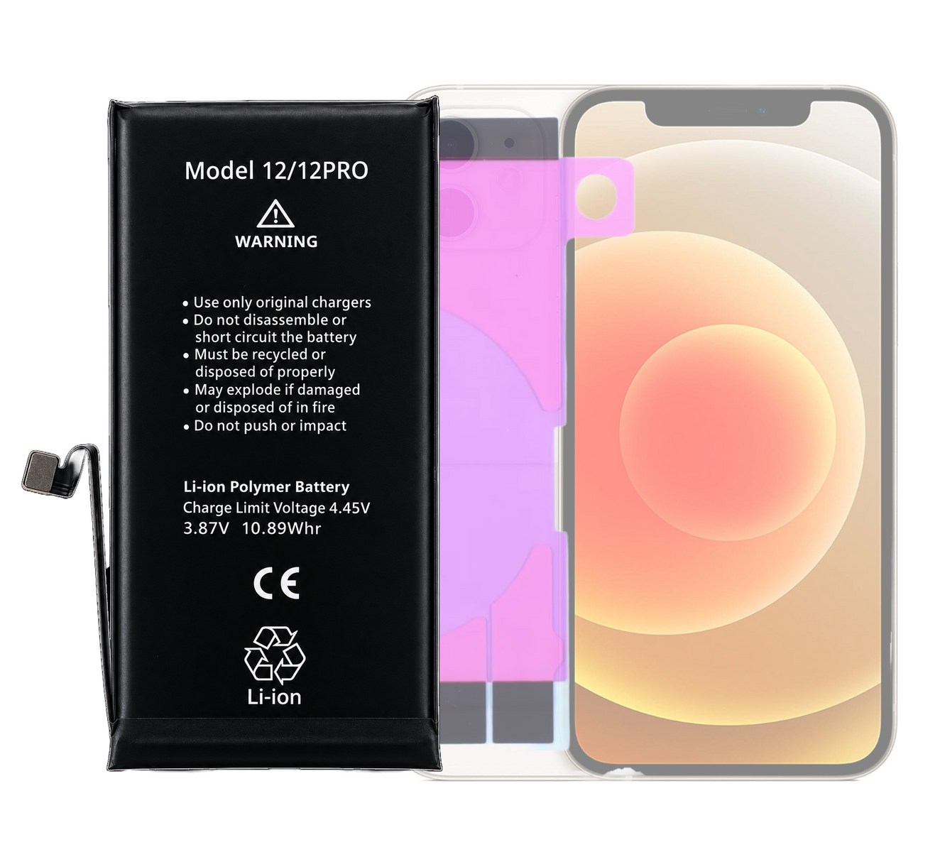 Bateria Akumulator do iPhone 12 12 Pro Powiększona 3230mAh BEZ KOMUNIKATU