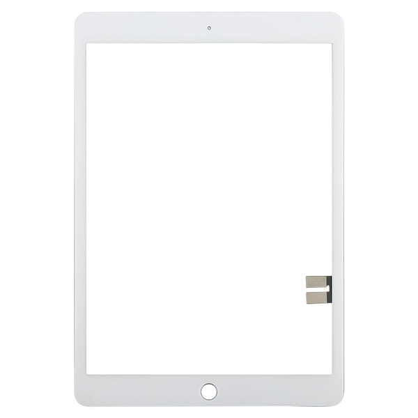 Digitizer dotyk szyba + klej (flexy OEM, miedź) do iPad 7 (2019) A2197 / A2198 / A2200 biały