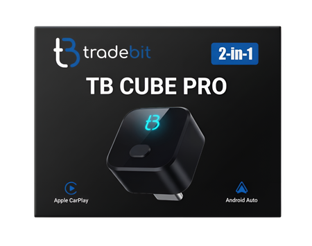 Adapter bezprzewodowy Android Auto i Carplay Tradebit TB CUBE PRO BT 5.4 WiFi 6