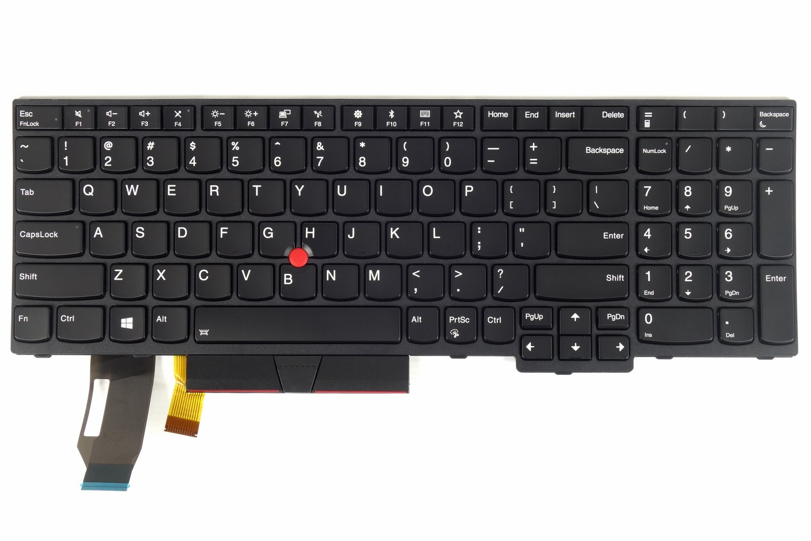 Klawiatura do laptopa Lenovo ThinkPad T590 E580 LED