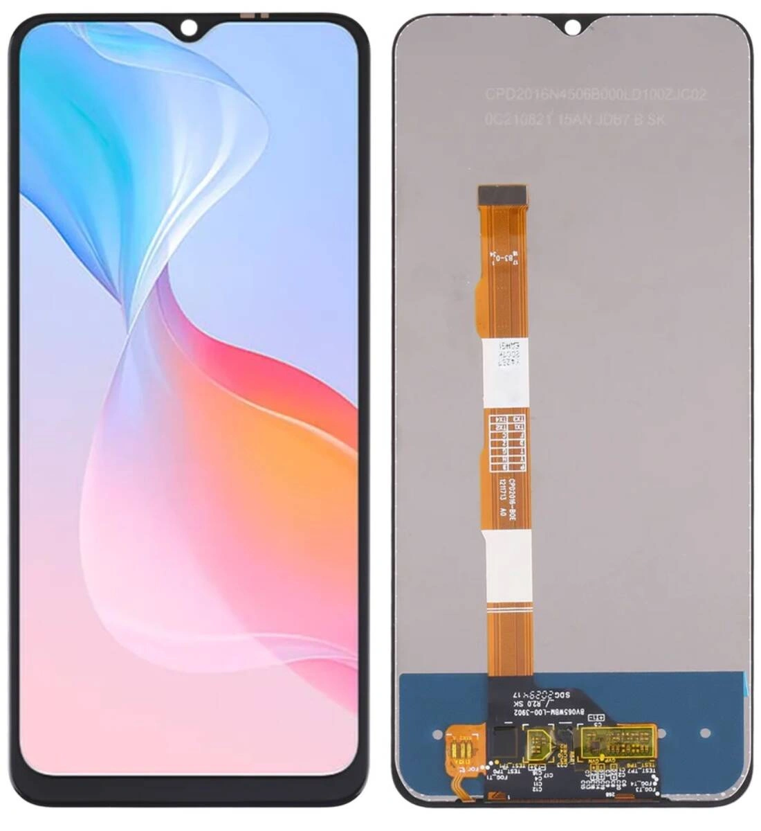 Oryginalny wyświetlacz LCD + ekran dotykowy VIVO Y21s (Regenerowany) Czarny
