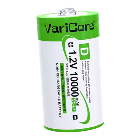 Akumulator bateria ogniwo VariCore VC-D1 D (R20) Ni-MH 1.2V 10000mAh