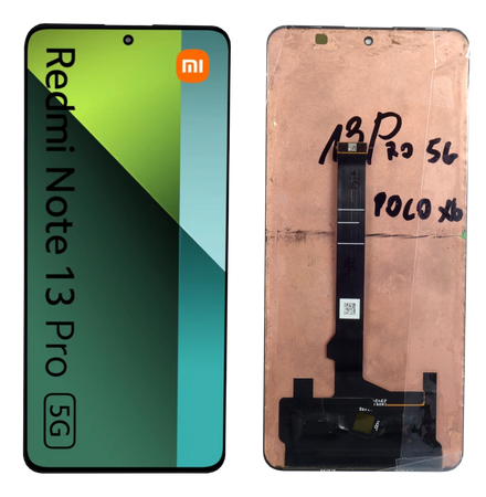 Oryginalny wyświetlacz LCD Ekran dotykowy do Xiaomi Redmi Note 13 Pro 5G Regenerowany (REF)
