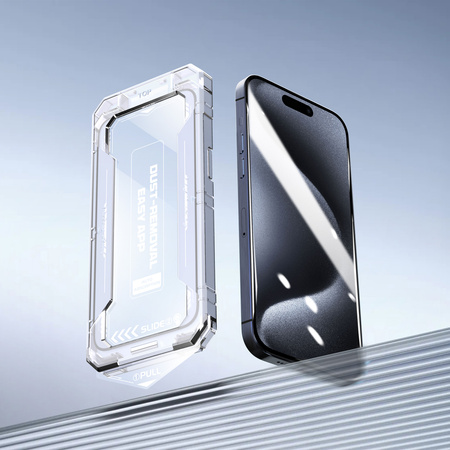 Szkło Hartowane Szybka 9H Pełnoekranowe do iPhone 15 Pro