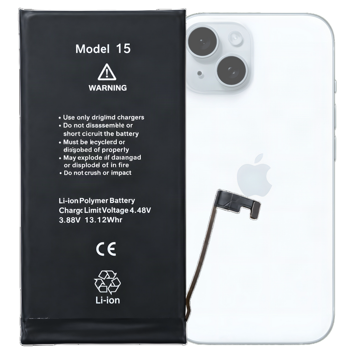 Bateria Akumulator do Apple iPhone 15 A3090 A3092 A2846 3349mAh Diagnostic