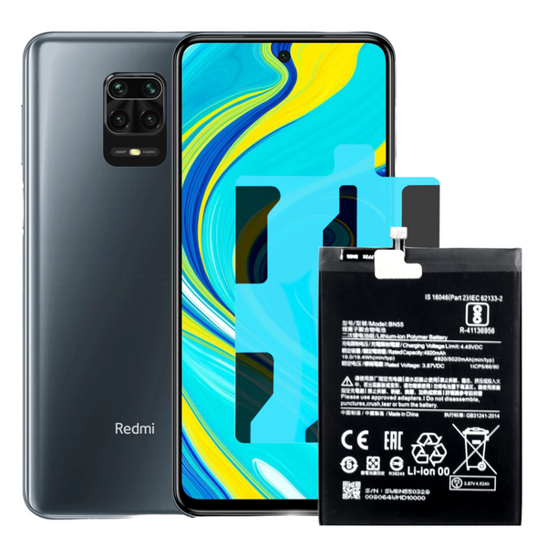 Bateria Akumulator do Xiaomi Redmi Note 9S BN55 4920 mAh + Taśma montażowa