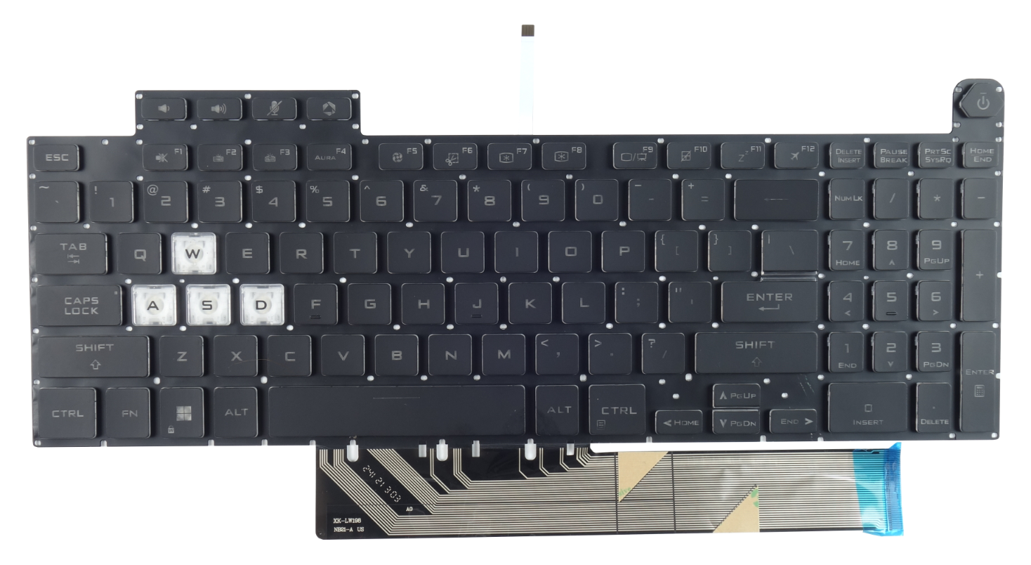 Klawiatura do laptopa Asus TUF Gaming FA507 FA507NV FA507XI LED QWERTY US