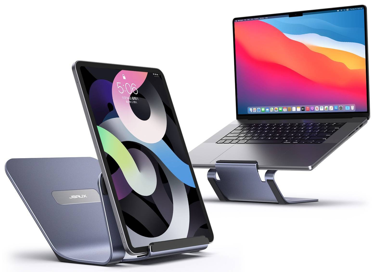 JSAUX SL0206 Aluminiowy stojak podstawka pod laptop tablet