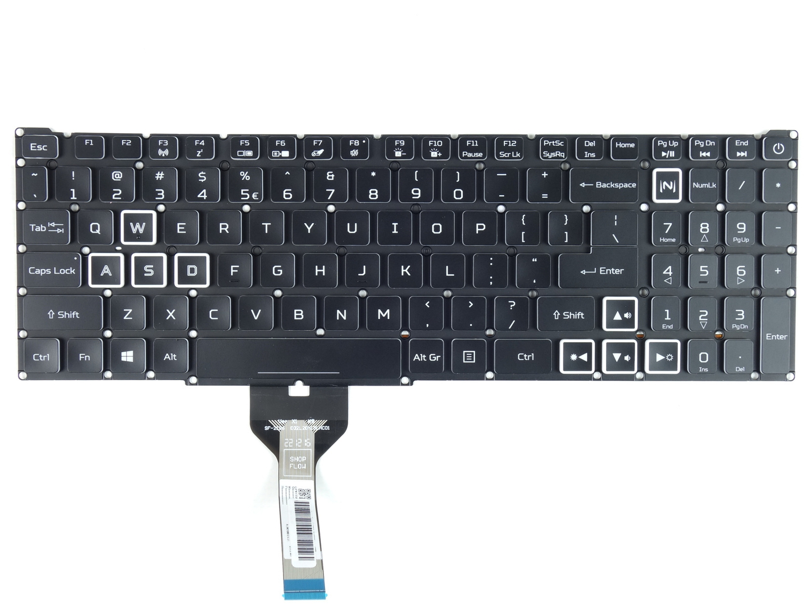 Klawiatura ACER AN517 AN517-41 AN517-52 LED RGB