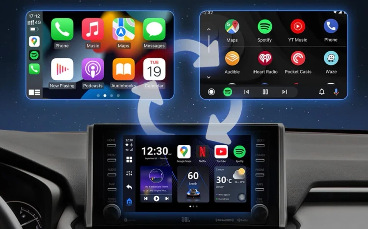 Ottocast P3Lite 4/64GB Bezprzewodowy Carplay Android Auto SIM TF Mini HDMI