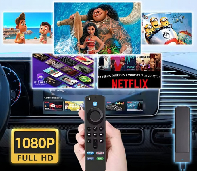 Adapter Bezprzewodowy Carlinkit FireDrive Link dla CarPlay Fire TV Stick