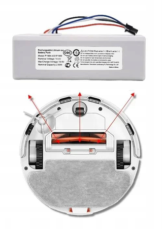 Bateria Akumulator do Xiaomi Mi Robot Vacuum Mop 1C Mijia 1C 14.4V 5800mAh