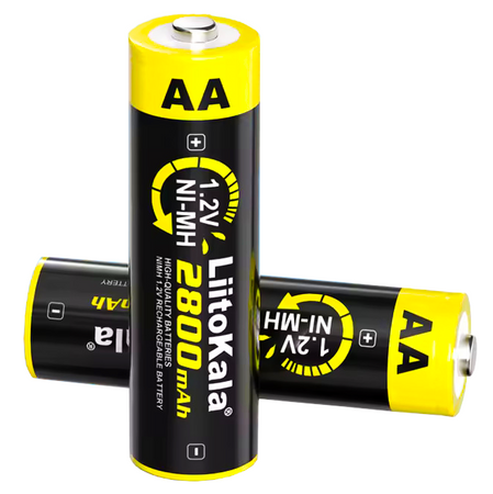 Akumulator akumulatorki Baterie LiitoKala AA R6 1.2V 2800mAh Ni-MH 4 szt.