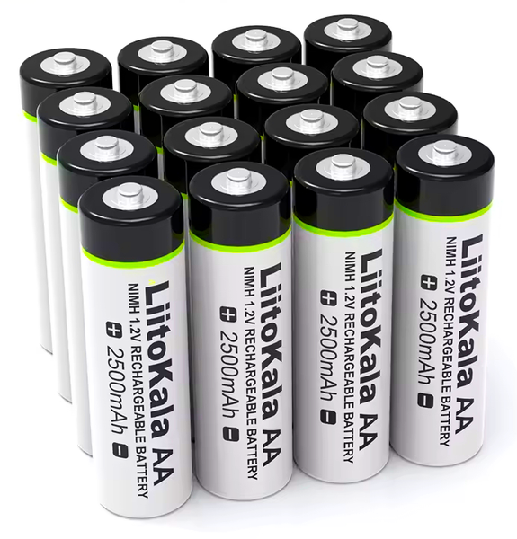 Akumulator akumulatorki Baterie LiitoKala AA R6 1.2V 2500mAh Ni-MH 4 szt.