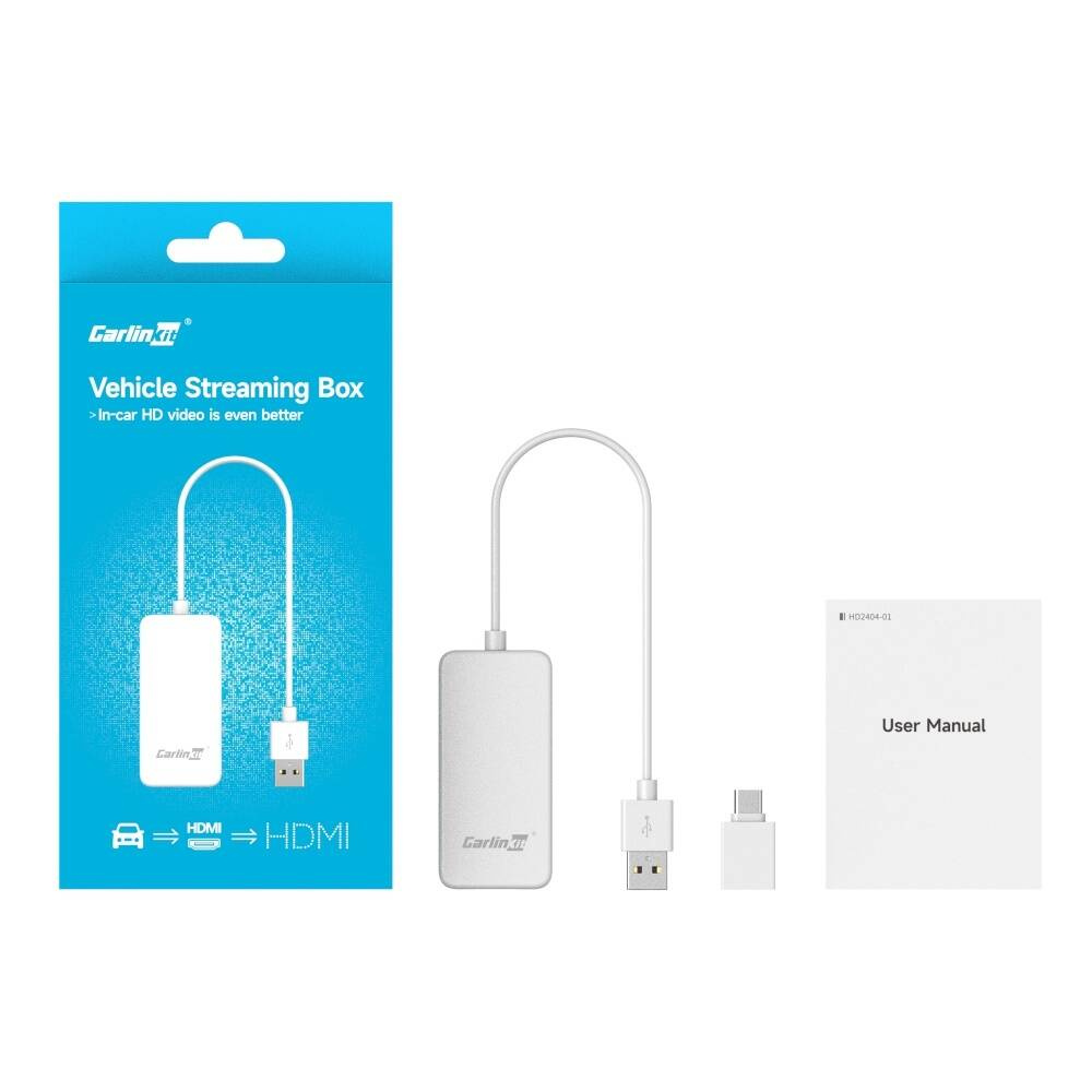 Adapter Przejściówka Carlinkit HDMI Streaming Box Apple CarPlay