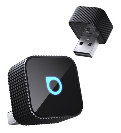Bezprzewodowy Adapter Ottocast Mini Cube CarPlay / Android Auto Czarny