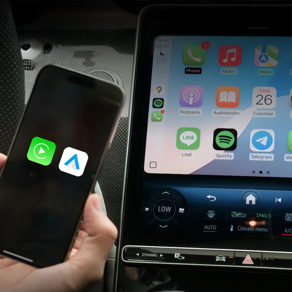 Adapter do Apple CarPlay Android Auto WiFI 6 BT 5.4 Ottocast Mini Core