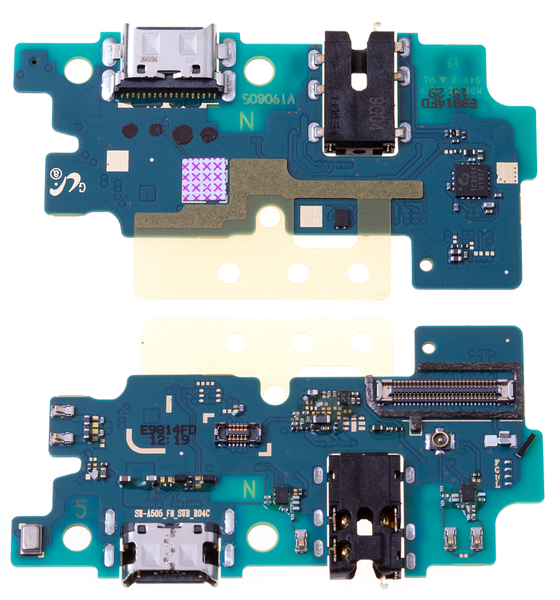 Gniazdo ładowania USB i złącze audio do Samsung Galaxy A50 SERVICE PACK