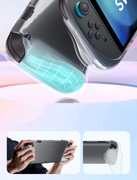 Etui ochronne TPU Transparentna Nakładka JSAUX do konsoli Nintendo Switch 2
