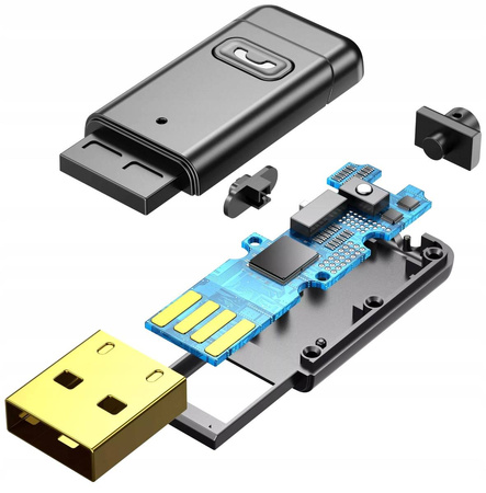 Adapter odbiornik Audio Bluetooth 5.0 do USB AUX Transmiter samochodowy