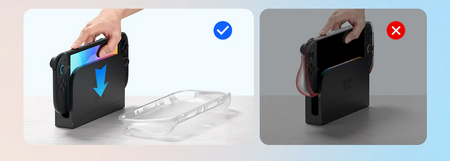 Etui ochronne TPU Transparentna Nakładka JSAUX do konsoli Nintendo Switch 2