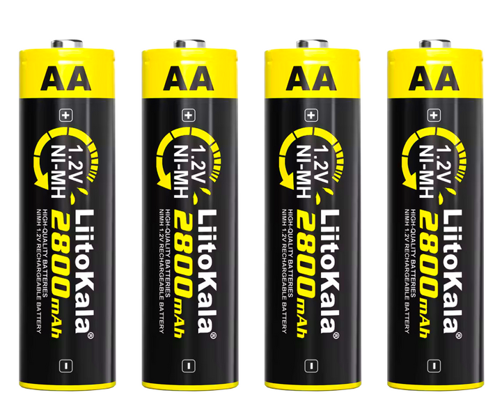 Akumulator akumulatorki Baterie LiitoKala AA R6 1.2V 2800mAh Ni-MH 4 szt.