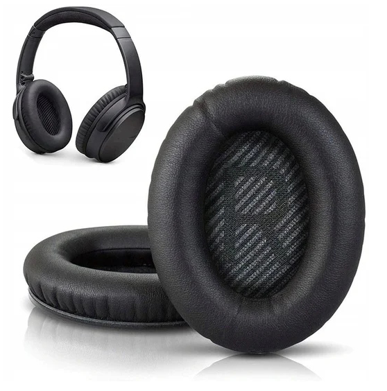 Nauszniki Pady Gąbki do BOSE QC35 QC25 QC15 AE2 NATURALNA SKÓRA