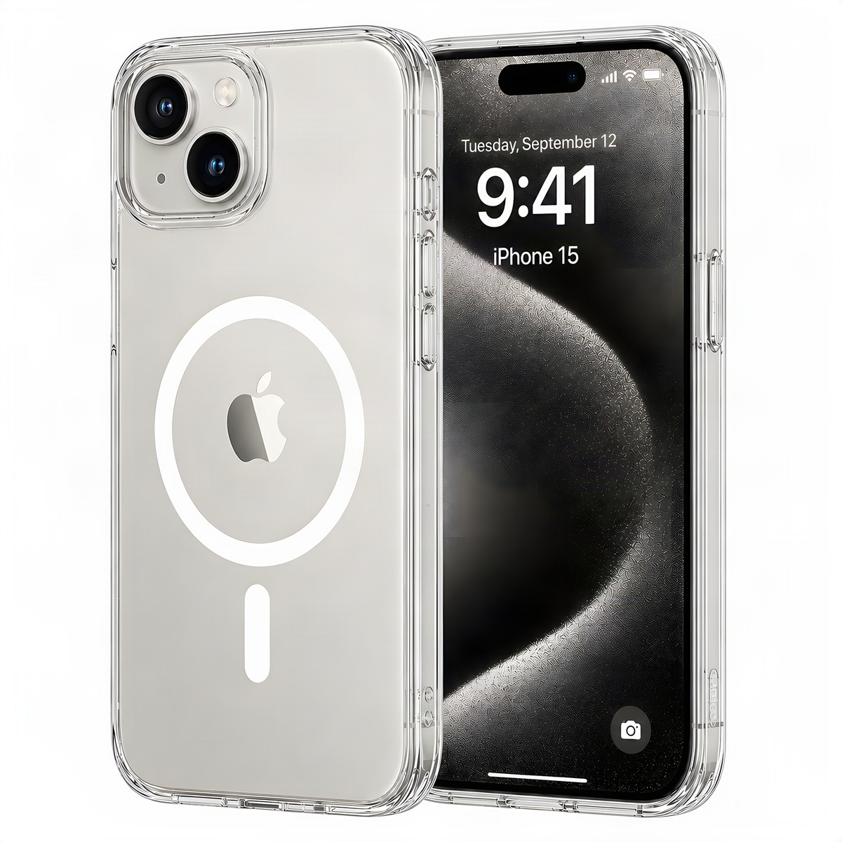 Etui Plecki Bezbarwne Magnetyczne MagSafe do Apple iPhone 15 Clear Case