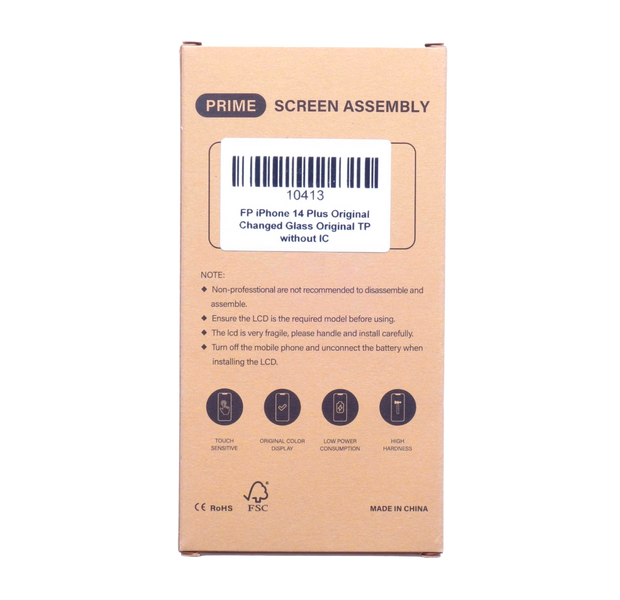 Oryginalny wyświetlacz LCD do Apple iPhone 14 Plus Wymieniona szybka BEZ IC
