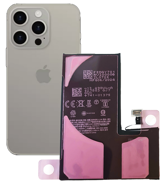 Bateria do Apple iPhone 15 Pro 3430mAh możliwość przepisania BEZ KOMUNIKATU