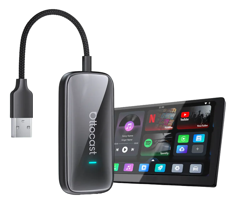 Adapter Samochodowy Ottocast Play2Video Ultra Carplay/Android Auto All-in-1