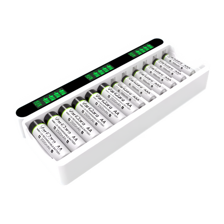 Ładowarka do Akumulatorów 12-kanałowa VariCore VC12+ do AA AAA Ni-MH Ni-CD