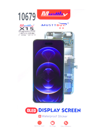 Wyświetlacz Soft OLED Programowalny LCD do Apple iPhone 15 Diagnostic