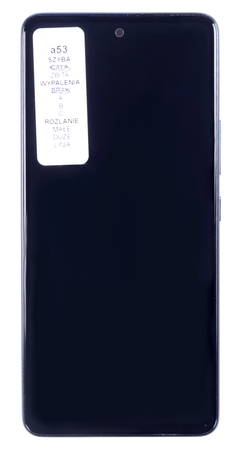 Oryginalny wyświetlacz do Samsung Galaxy A53 SM-A536 Demontaż Ramka Czarna