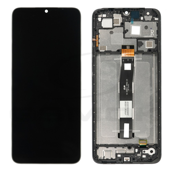 Oryginalny Wyświetlacz LCD + ekran dotykowy Xiaomi REDMI 12C (Regenerowany) Ramka czarna
