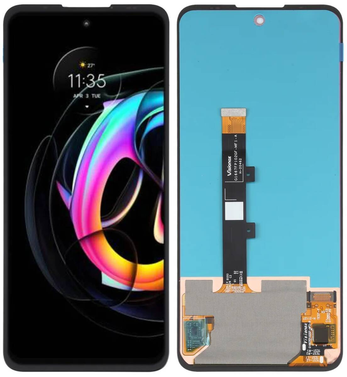 Oryginalny wyświetlacz LCD + ekran dotykowy Motorola Edge 20 Lite / Fusion XT2139 (Regenerowany)