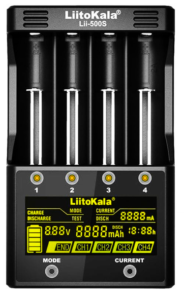 Ładowarka uniwersalna do baterii akumulatorów AAA 18650 LiitoKala Lii-500S