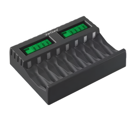 Ładowarka VariCore LCD-006 8-kanałowa do akumulatorów AA AAA Ni-MH Li-ion