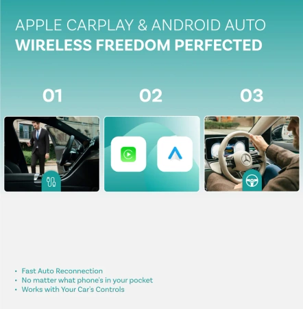 Adapter Samochodowy Ottocast Play2Video Ultra Carplay/Android Auto All-in-1