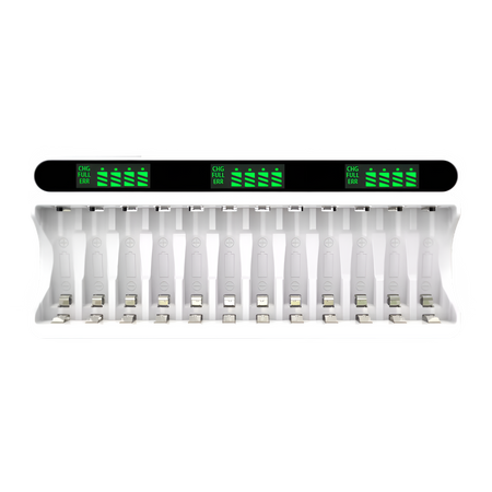 Ładowarka do Akumulatorów 12-kanałowa VariCore VC12+ do AA AAA Ni-MH Ni-CD