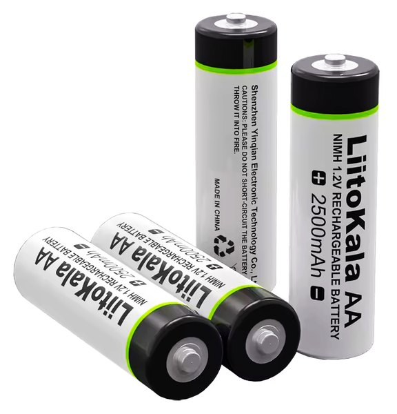 Akumulator akumulatorki Baterie LiitoKala AA R6 1.2V 2500mAh Ni-MH 4 szt.