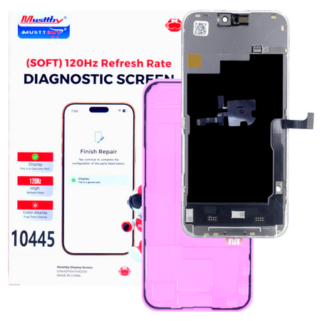 Wyświetlacz do Apple iPhone 16 Pro 120Hz z taśmą Light Sensor Diagnostic