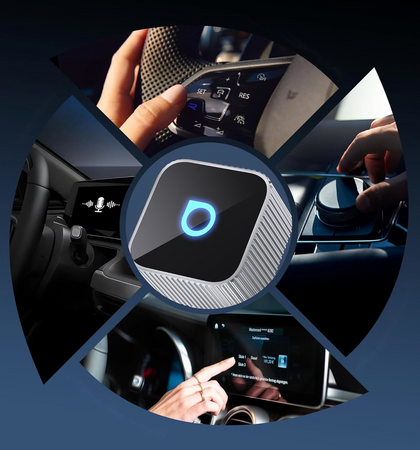 Bezprzewodowy Adapter Ottocast Mini Cube CarPlay / Android Auto Srebrny